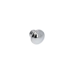 Bouton pour meubles en zamac Diamètre 25mm chrome poli – Gris / argent, Zamak