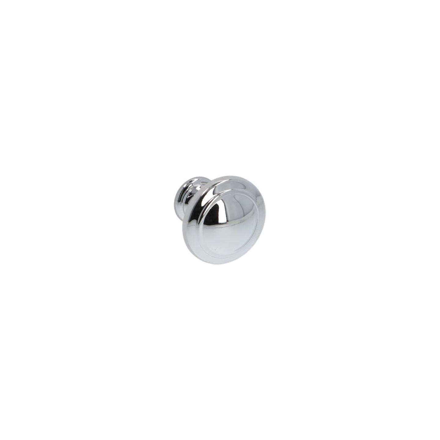 Bouton pour meubles en zamac Diamètre 25mm chrome poli - Gris / argent, Zamak