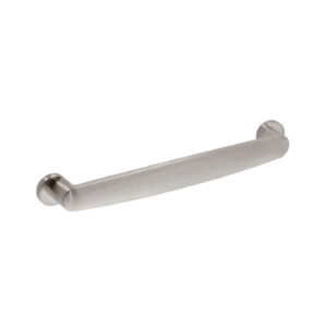 Poignée pour meubles en zamac Entraxe 160mm Nichel satiné – Gris / argent, Zamak