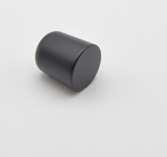 Bouton de meuble en zamac noir mat Ø 25 mm -idéal cuisine et salle de bain - Zamak – Image 3