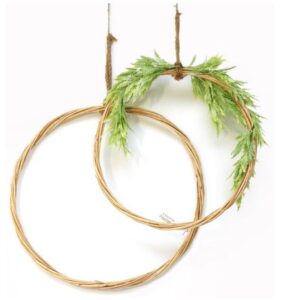 Cerceau en osier diamètre 60cm – Marron, Rotin