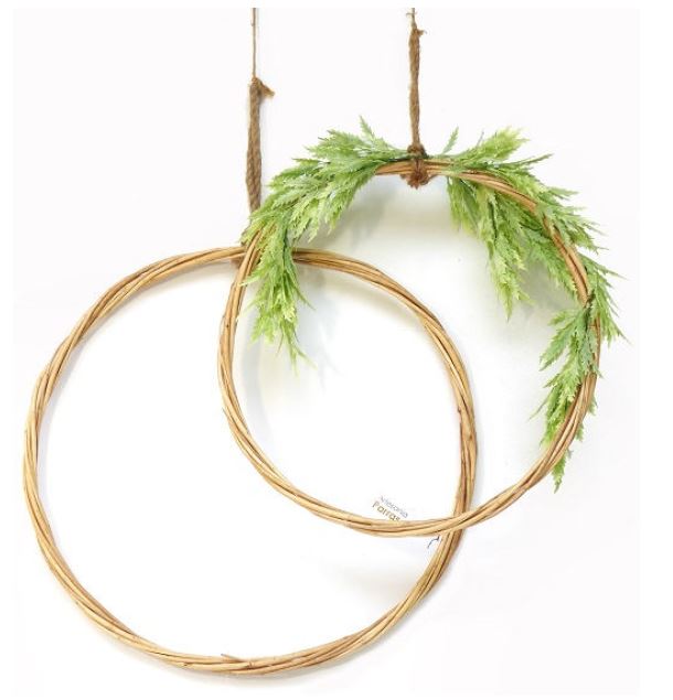 Cerceau en osier diamètre 60cm - Marron, Rotin