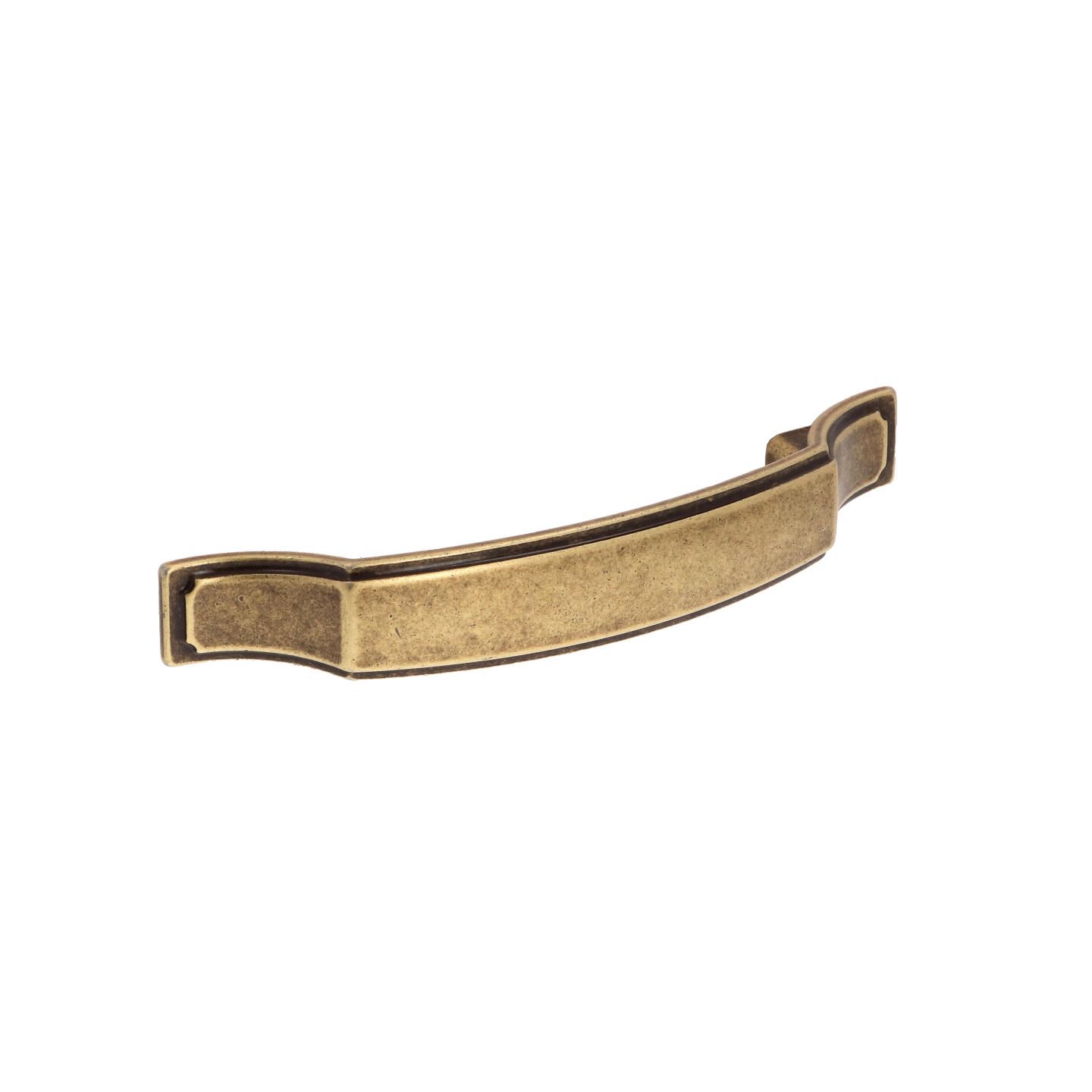 Poignée pour meubles en zamac Entraxe 96mm Florence antique - Marron, Zamak