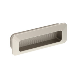 Poignée encastrées en zamac Entraxe 96mm Alucover platine – Anthracite, Zamak
