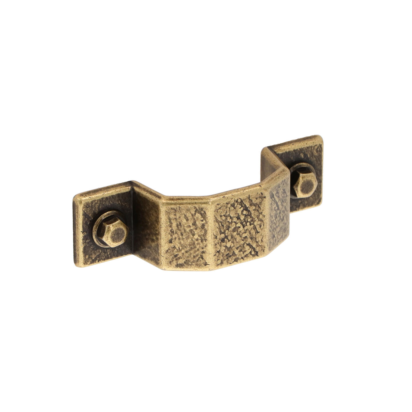Poignée pour meubles en zamac Entraxe 64mm Florence antique - Marron, Zamak