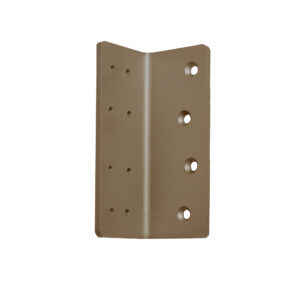 Cale support en acier pour crochet standard, pour porte coulissante, finition Bronze – Orange / cuivré, Acier inoxydable
