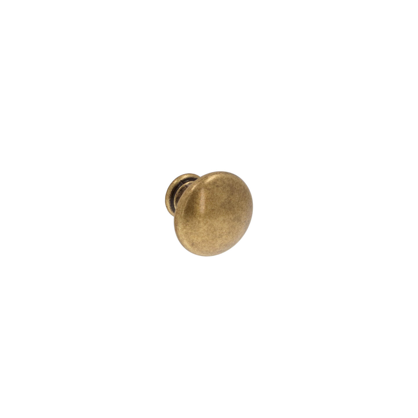 Bouton pour meubles en zamac Diamètre 25mm Florence antique - Marron, Zamak