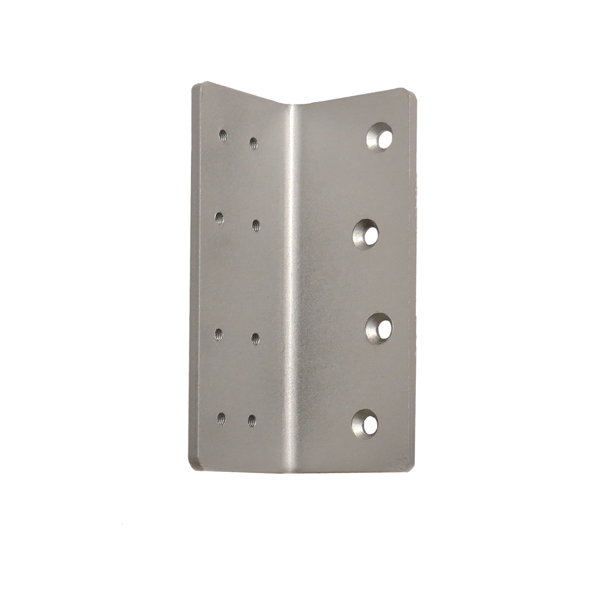 Cale support en acier pour crochet standard, pour porte coulissante, finition Argent - Gris / argent, Acier inoxydable