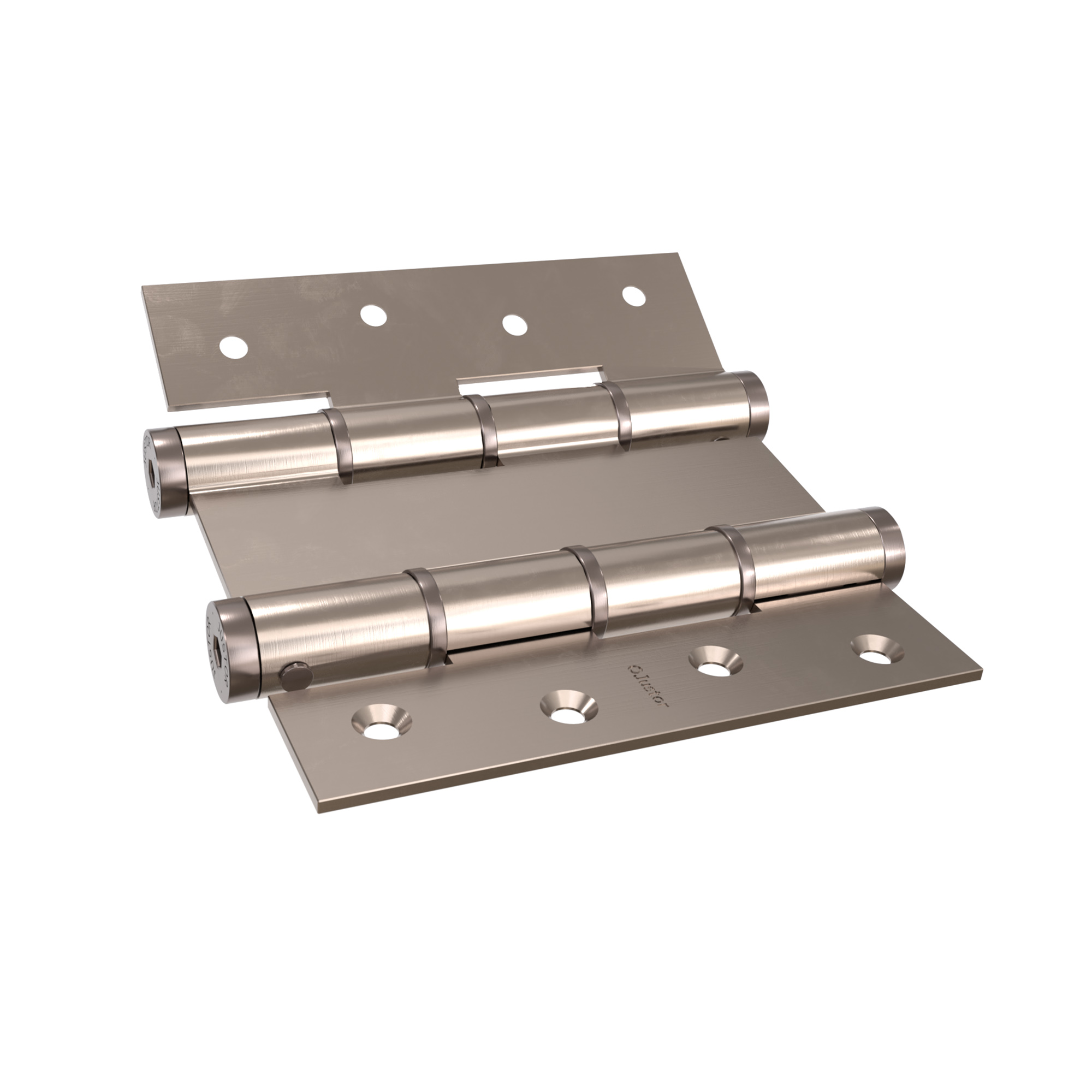 Charnière va et vient à ressort, 120X40 mm, en acier inox 316, pour porte de 40 mm. - Gris / argent, Acier inoxydable