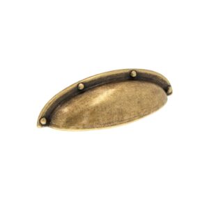 Poignée pour meubles en zamac Entraxe 64mm Florence antique – Marron, Zamak