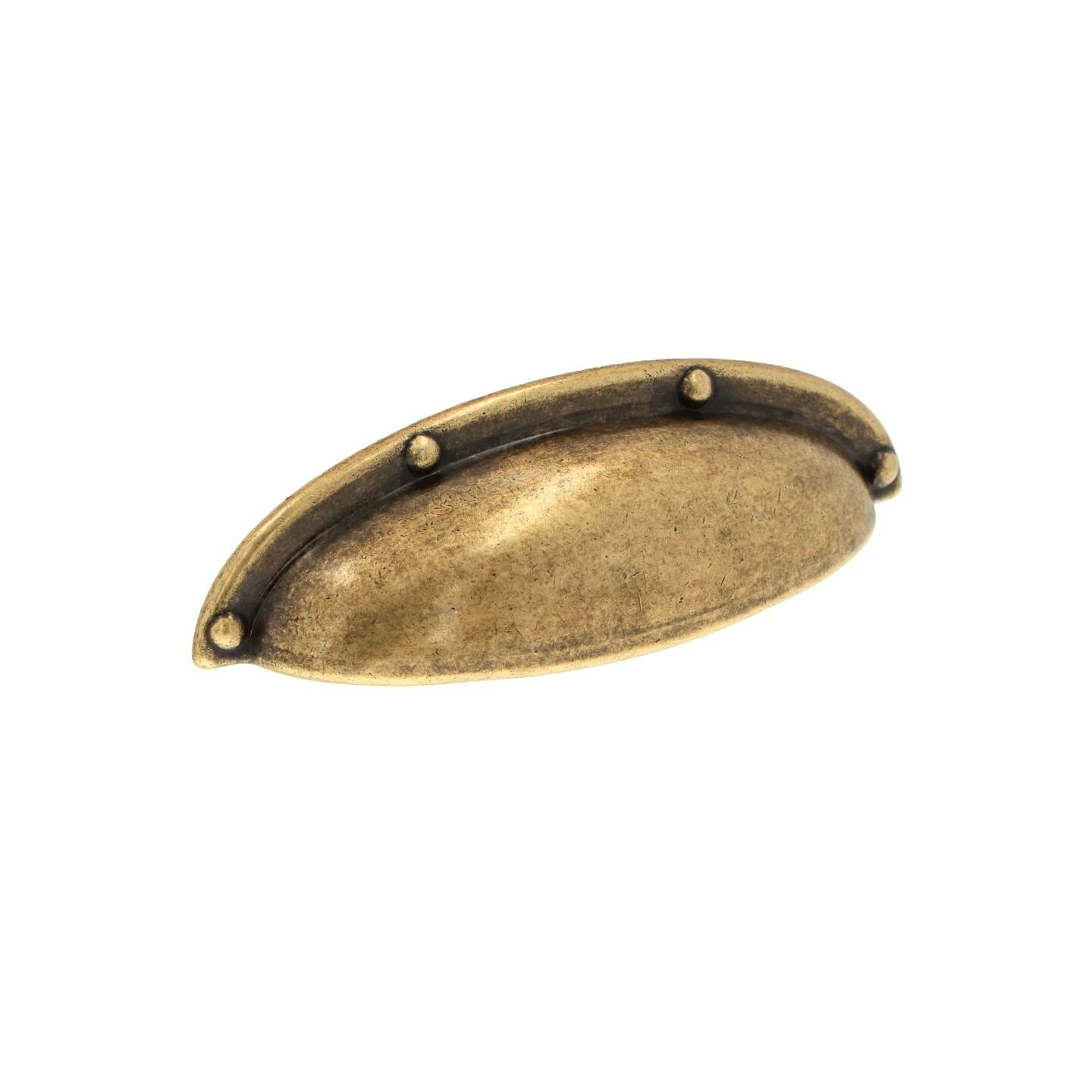 Poignée pour meubles en zamac Entraxe 64mm Florence antique - Marron, Zamak