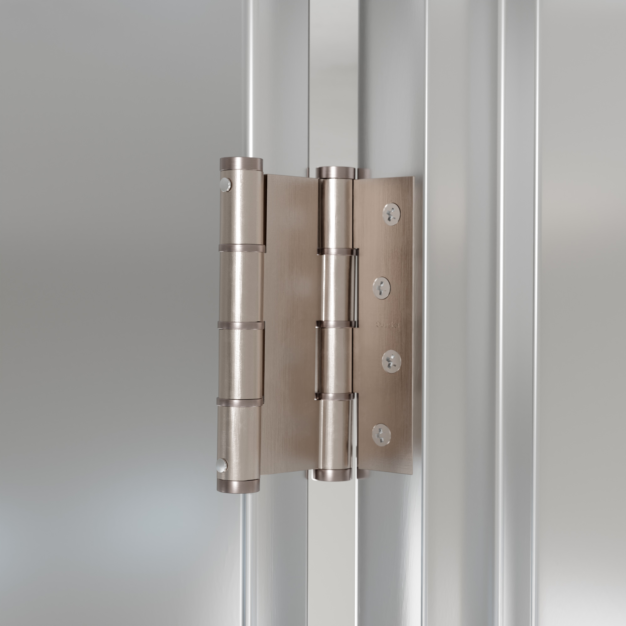 Charnière va et vient à ressort, 120X40 mm, en acier inox 316, pour porte de 40 mm. - Gris / argent, Acier inoxydable – Image 3