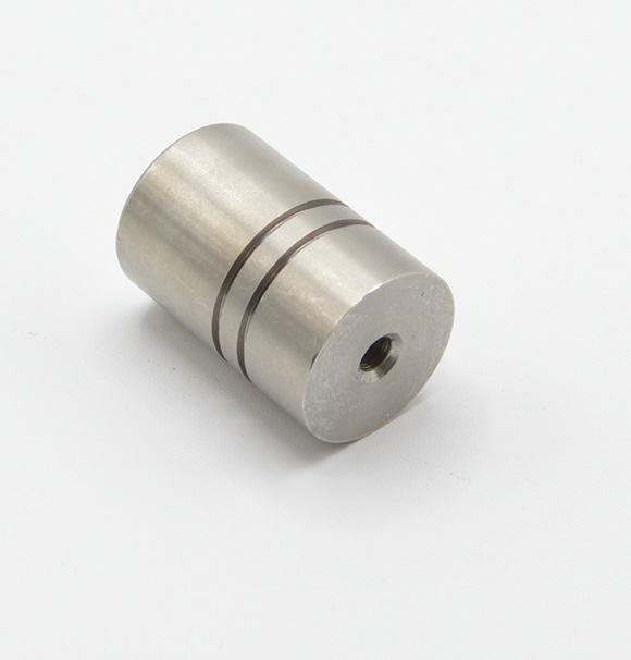 Bouton de meuble en zamac D 18 mm ACIER INOX BROSSE - Gris / argent - immagine 2