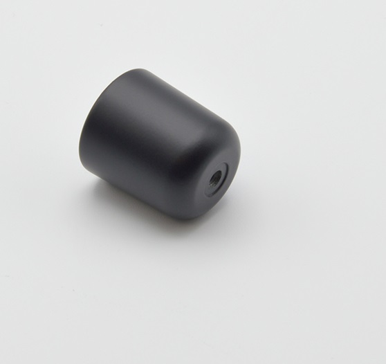 Bouton de meuble en zamac noir mat Ø 25 mm -idéal cuisine et salle de bain - Zamak – Image 2