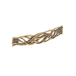 Poignée pour meubles en zamac Entraxe 128mm Florence antique – Marron, Zamak