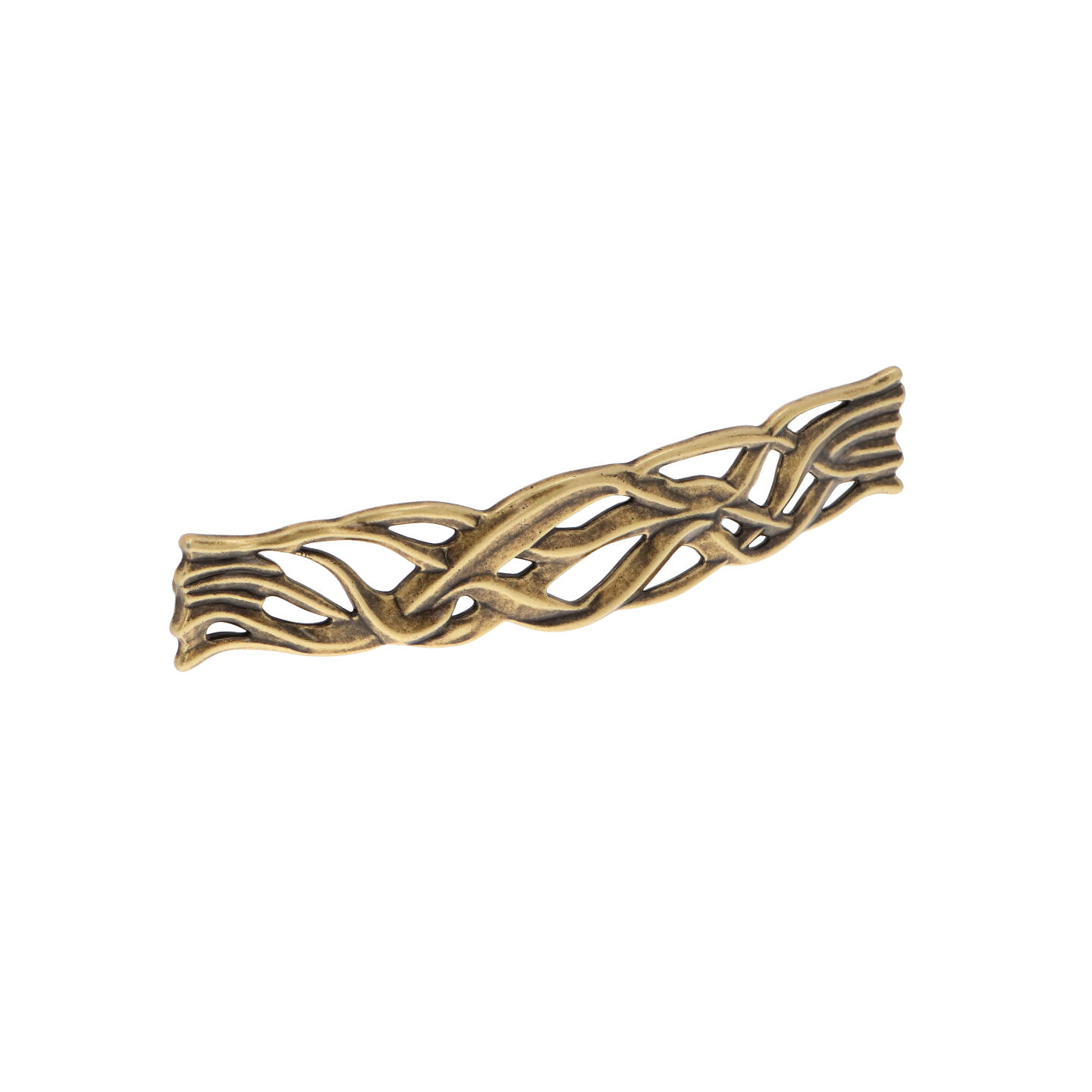Poignée pour meubles en zamac Entraxe 128mm Florence antique - Marron, Zamak