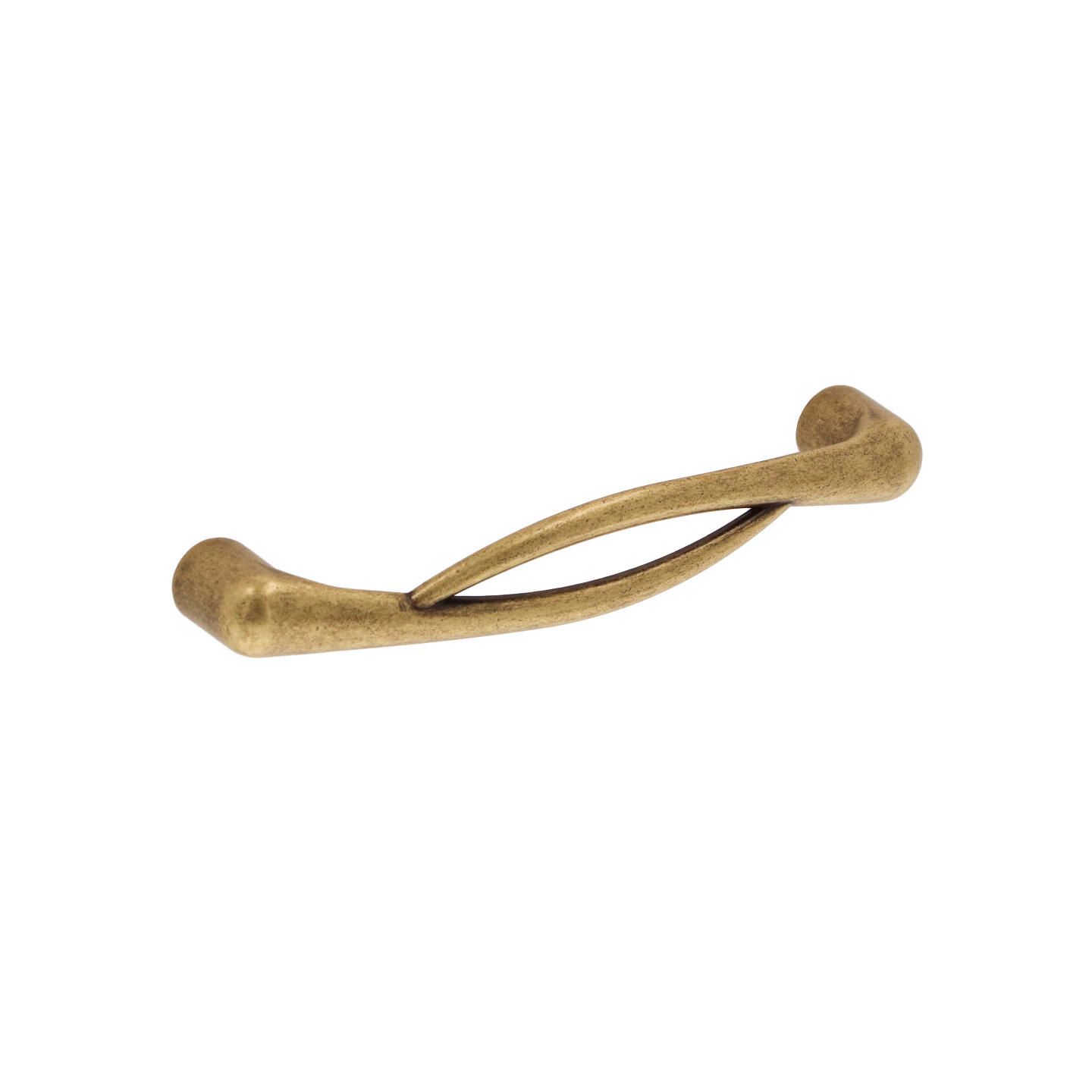 Poignée pour meubles en zamac Entraxe 96mm Florence antique - Marron, Zamak