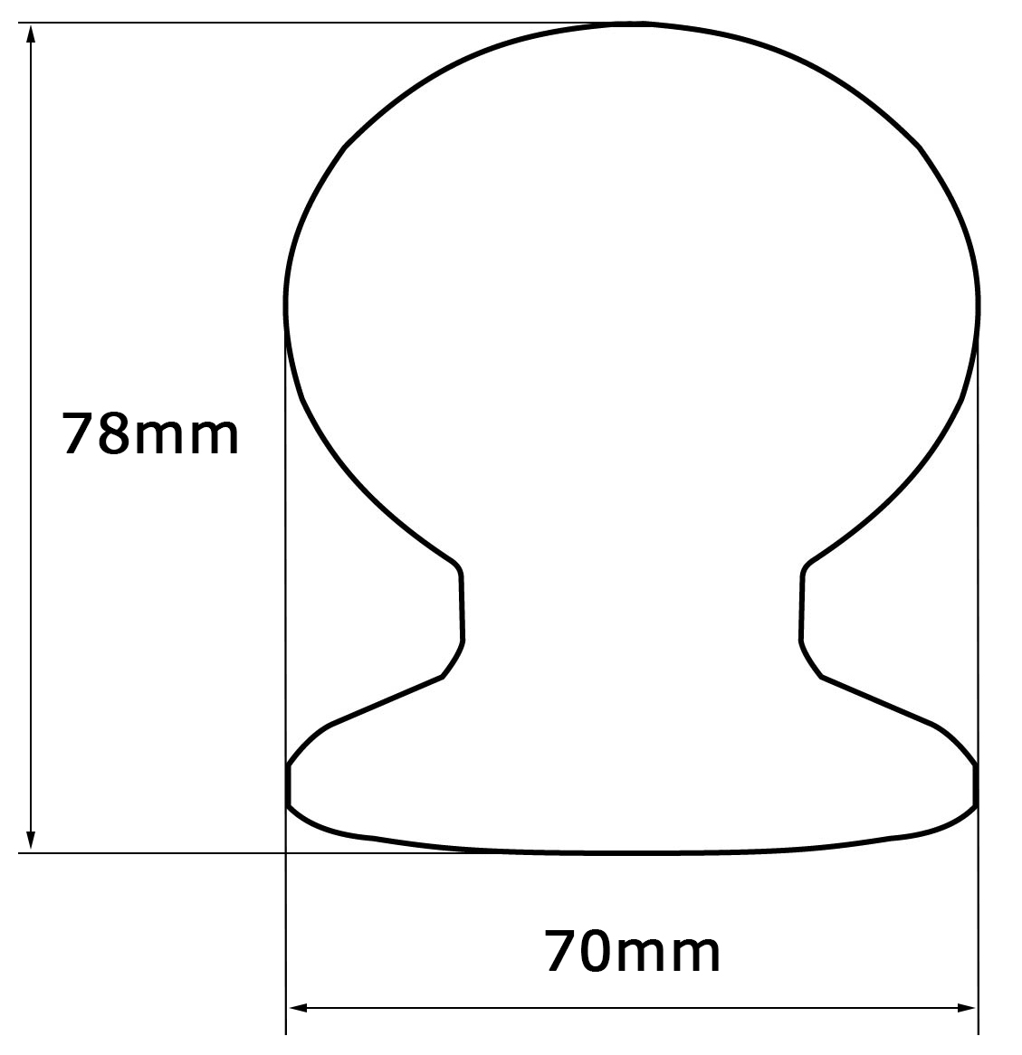 Bouton tirant de porte fixe Ø70 mm en aluminium laqué laiton- lot de 6 Bouton - Jaune / doré - immagine 5