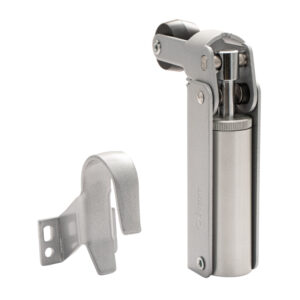 Frein de rétention force 30 N en aluminium Argent pour porte jusqu’à 15 KG – Gris / argent