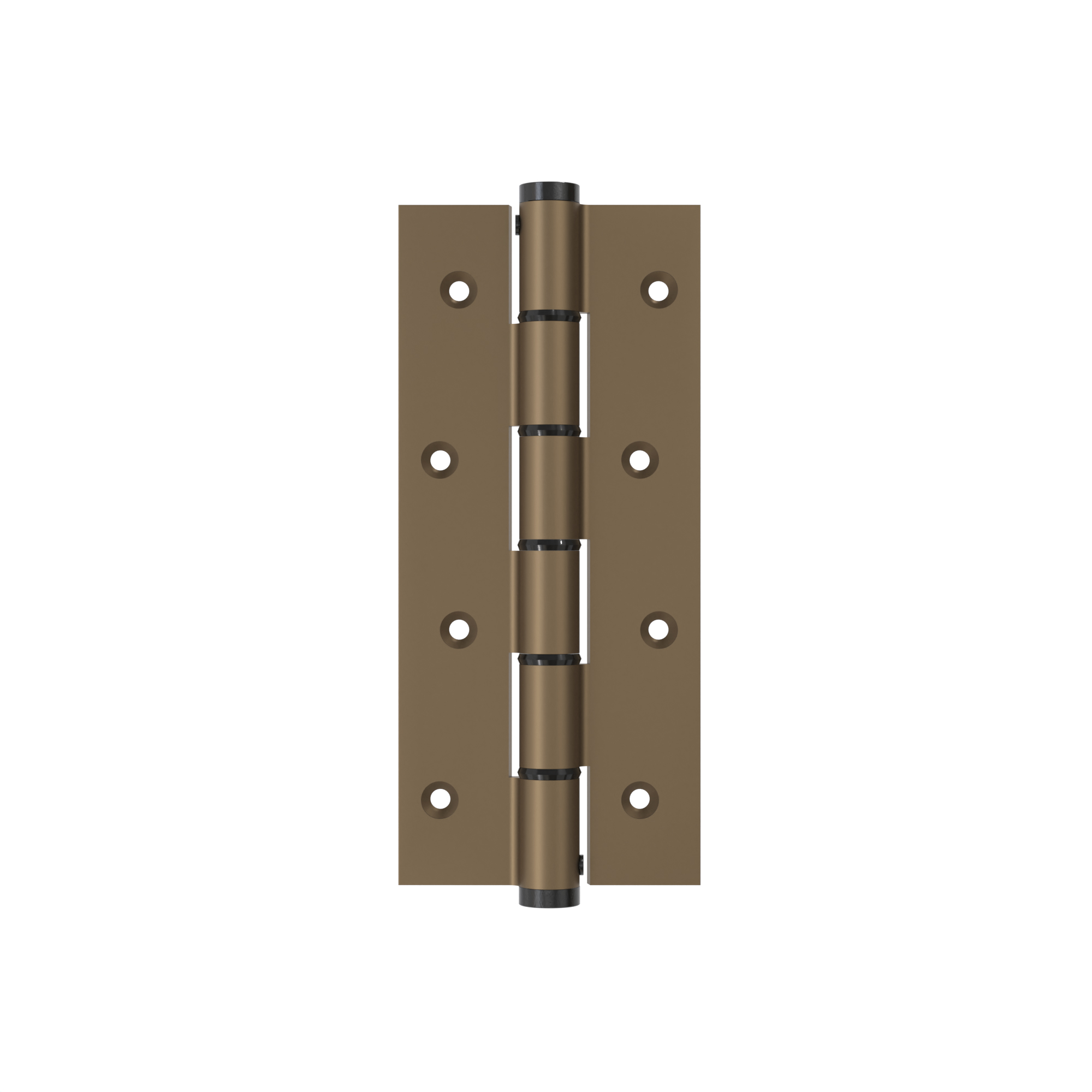 Charnière simple action à ressort, 180X40 mm, en aluminium anodisée bronze, pour porte de 40 mm - Orange / cuivré