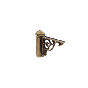 Supports étagères en zamac 125 x 78 Florence antique – Marron, Zamak