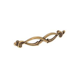 Poignée pour meubles en zamac Entraxe 96mm Florence antique – Marron, Zamak