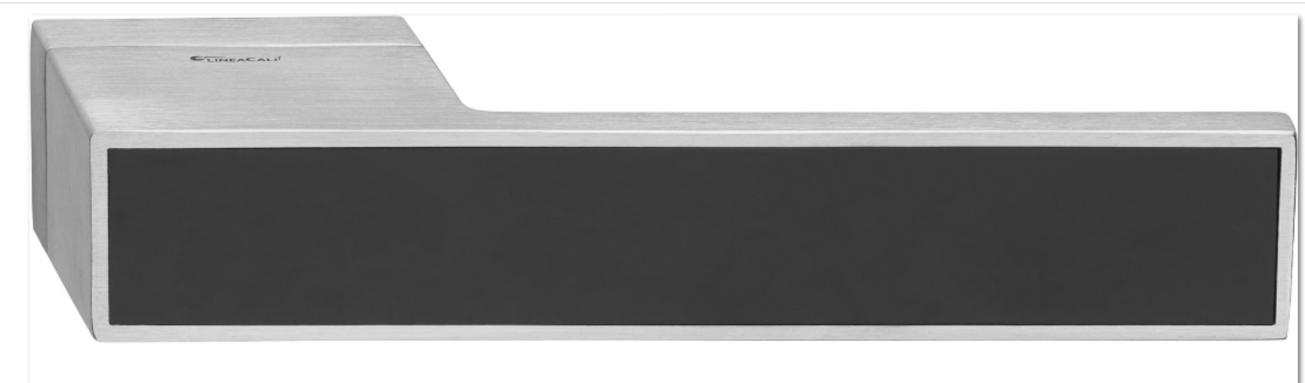 2 Poignée rosace monolithe, chrome satinées, Garantie 5 ans, pour porte intérieure sans clé. - Gris / argent, Zamak - Image 3