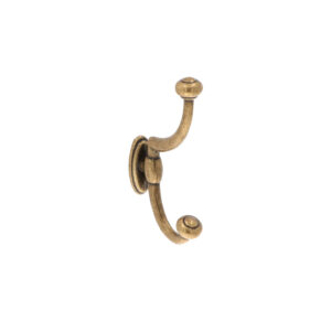 Portemanteau en zamac Entraxe 32mm Florence antique – Marron, Zamak