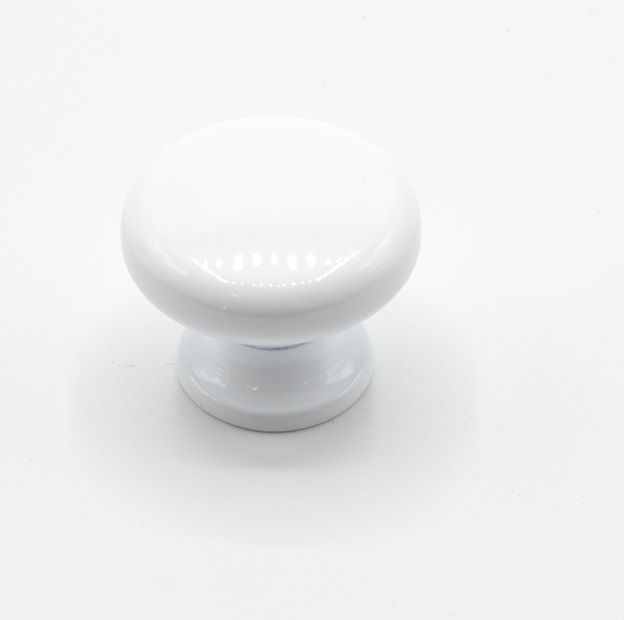 Bouton de meuble en zamac D 30 mm BLANC - Zamak - immagine 2