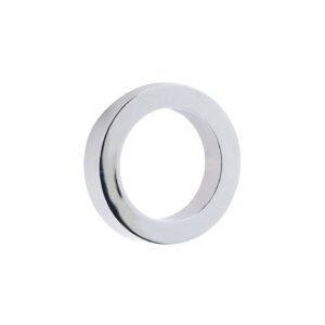 Poignée pour meubles en zamac Entraxe 32mm chrome poli – Gris / argent, Zamak