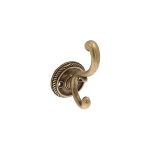 Portemanteau en zamac Diamètre 80mm x 115 Florence antique – Marron, Zamak