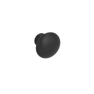 Bouton pour meubles en zamac Diamètre 35mm Vernis noir mat – Zamak