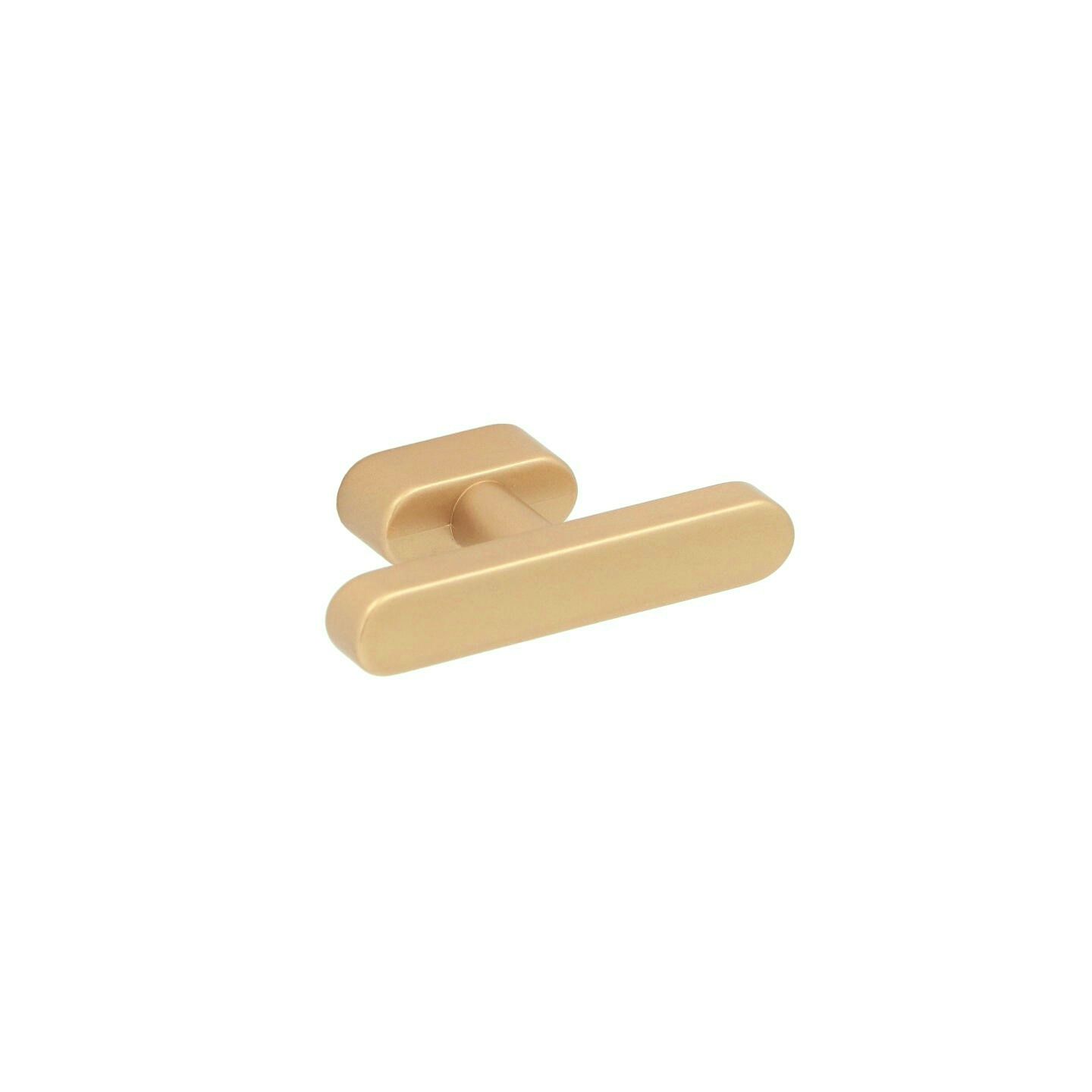 Bouton pour meubles en zamac Entraxe 16mm Alucover laiton - Jaune / doré, Zamak