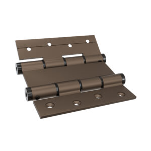 Charnière va et vient à ressort, 120X40 mm, en aluminium anodisée bronze, pour porte de 40 mm. – Orange / cuivré