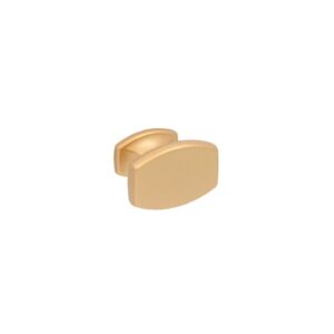 Bouton pour meubles en zamac Diamètre 35mm x 24 Alucover laiton – Jaune / doré, Zamak