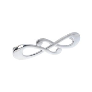Poignée pour meubles en zamac Entraxe 96mm chrome poli – Gris / argent, Zamak