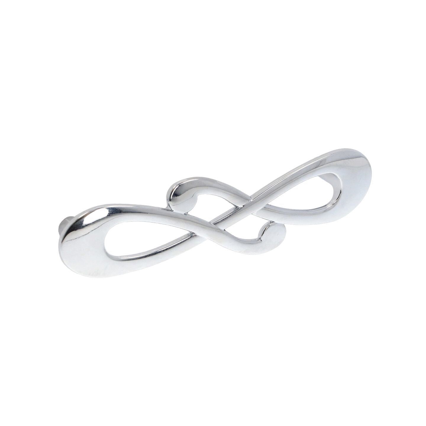 Poignée pour meubles en zamac Entraxe 96mm chrome poli - Gris / argent, Zamak
