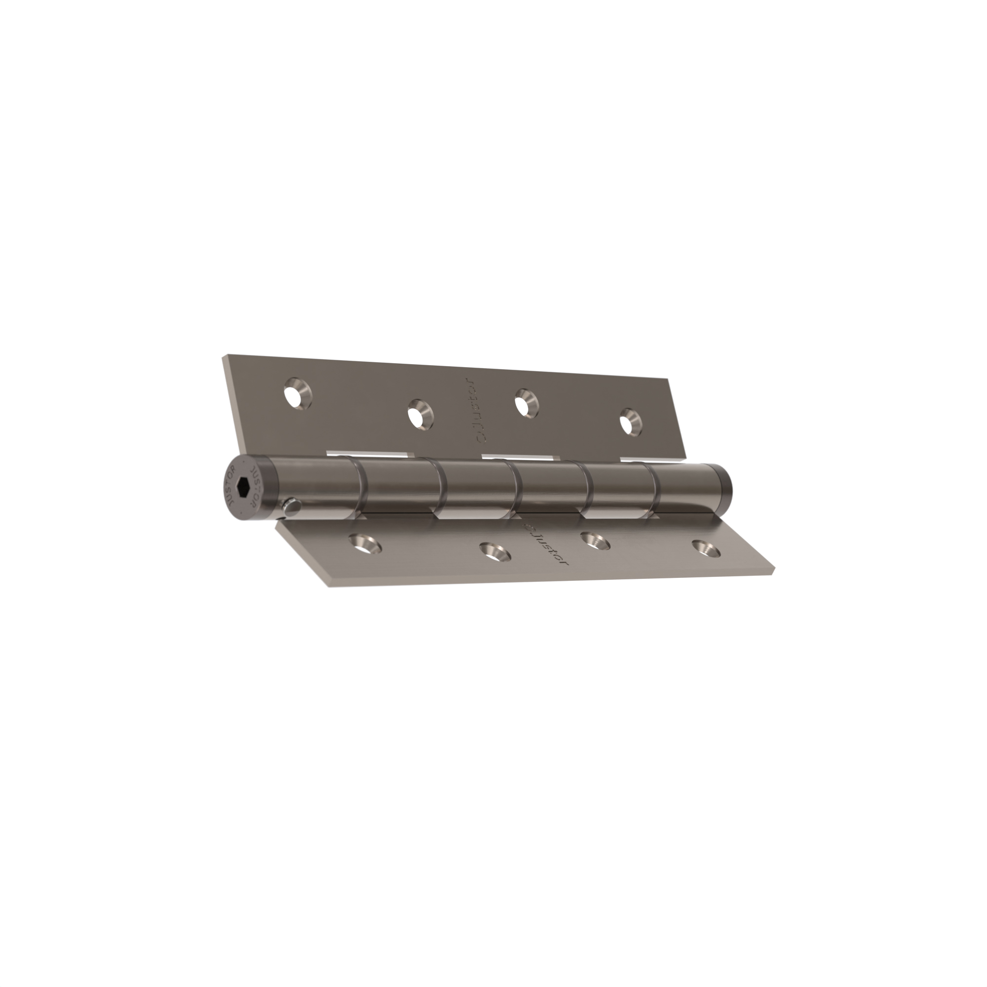Charnière simple action à ressort, 180X40 mm, en acier inox 316, pour porte de 40 mm - Gris / argent, Acier inoxydable – Image 2