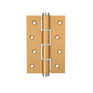 Charnière simple action à ressort, 120X40 mm, en aluminium anodisée or, pour porte de 40 mm – Jaune / doré