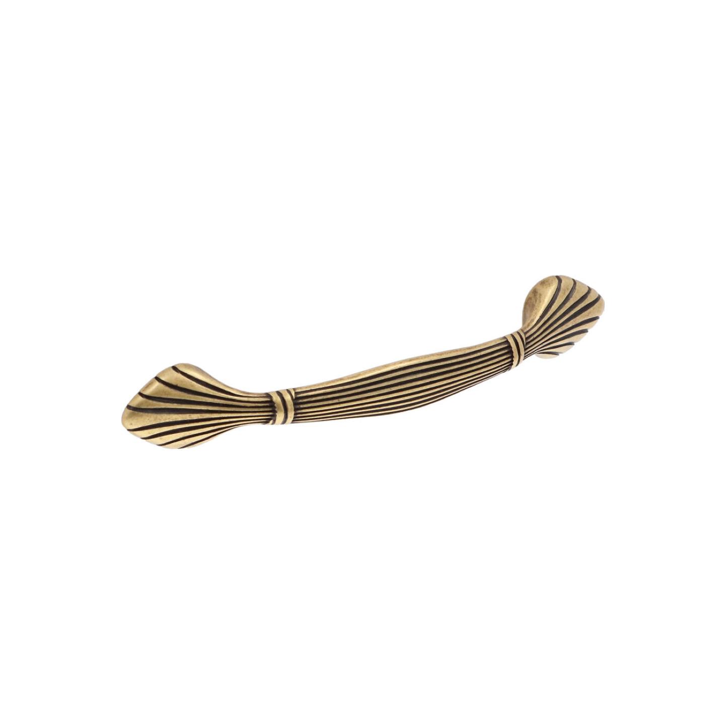 Poignée pour meubles en zamac Entraxe 96mm Florence antique - Marron, Zamak