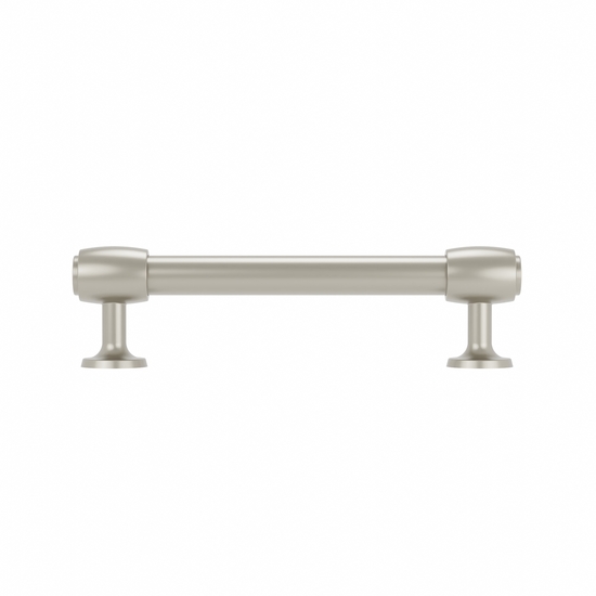 Poignée pour meubles en zamac Entraxe 128mm nickel galvanisé - Gris / argent, Zamak – Image 3