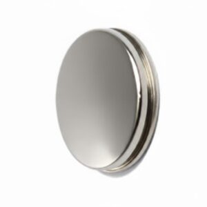 Cache-vis en laiton -nickel brillant- Lot de  50 pcs – Gris / argent