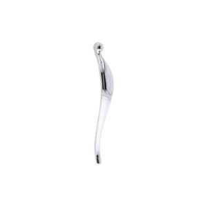 Poignée pour meubles en zamac Entraxe 224mm chrome poli – Gris / argent, Zamak