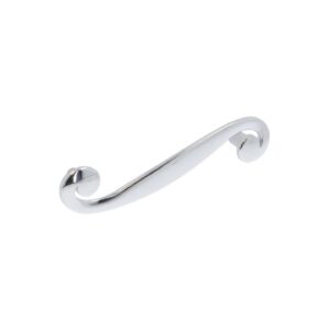 Poignée pour meubles en zamac Entraxe 96mm chrome poli – Gris / argent, Zamak