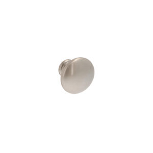 Bouton pour meubles en zamac Diamètre 35mm Vernis nickel satiné Lot de 6 – Gris / argent, Zamak