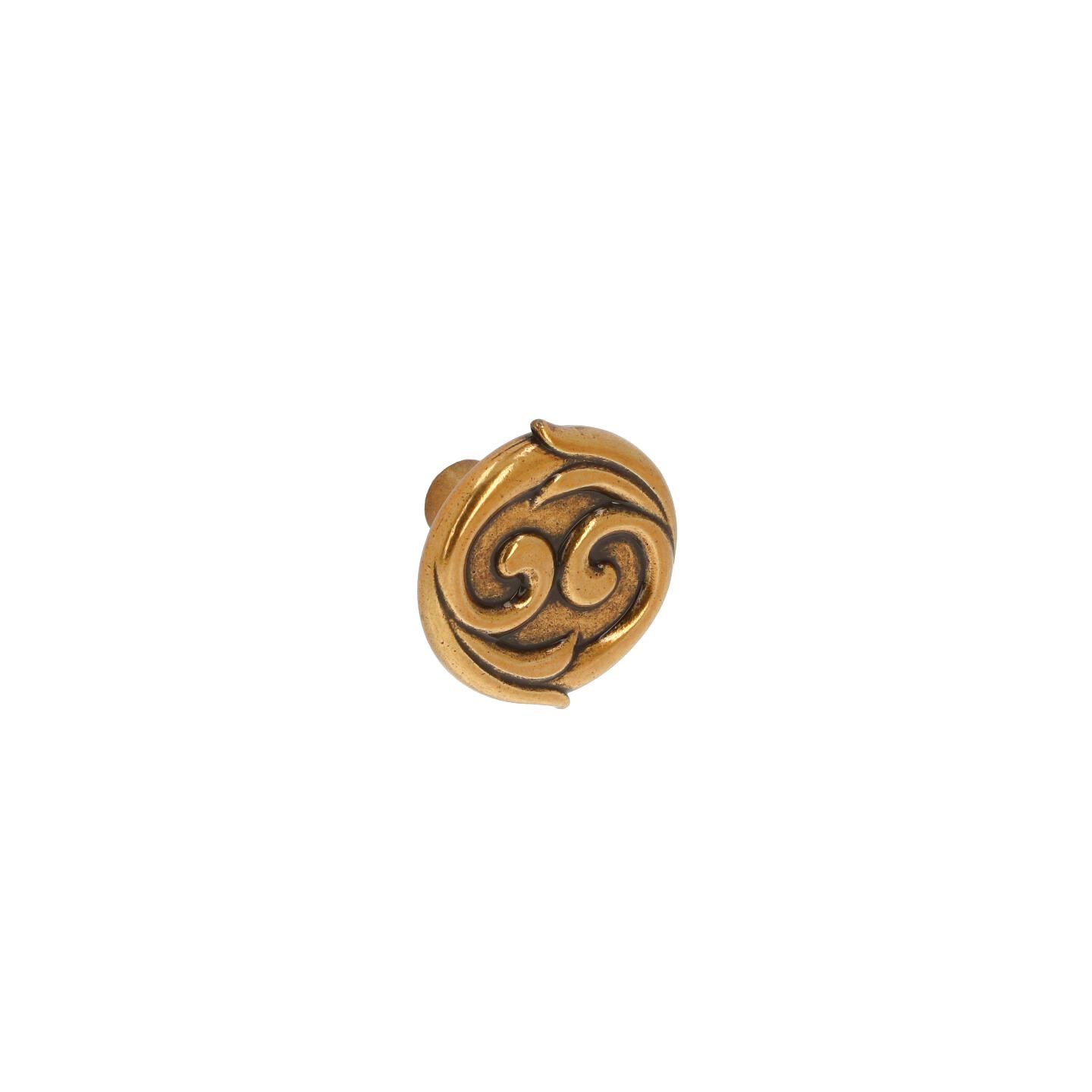 Bouton pour meubles en zamac Diamètre 32mm orvale - Orange / cuivré, Zamak