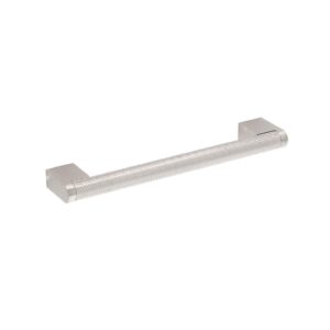Poignée pour meubles en Acier inox et zamac Entraxe 160mm Nichel satiné – Gris / argent, Acier inoxydable