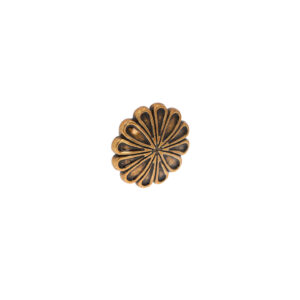 Bouton pour meubles en zamac Diamètre 35mm x 23 orvale – Orange / cuivré, Zamak